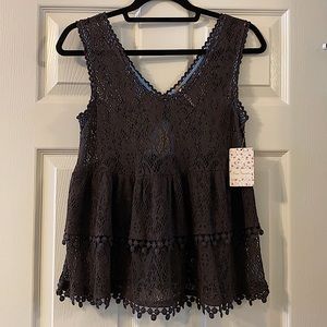 Free People lace blouse